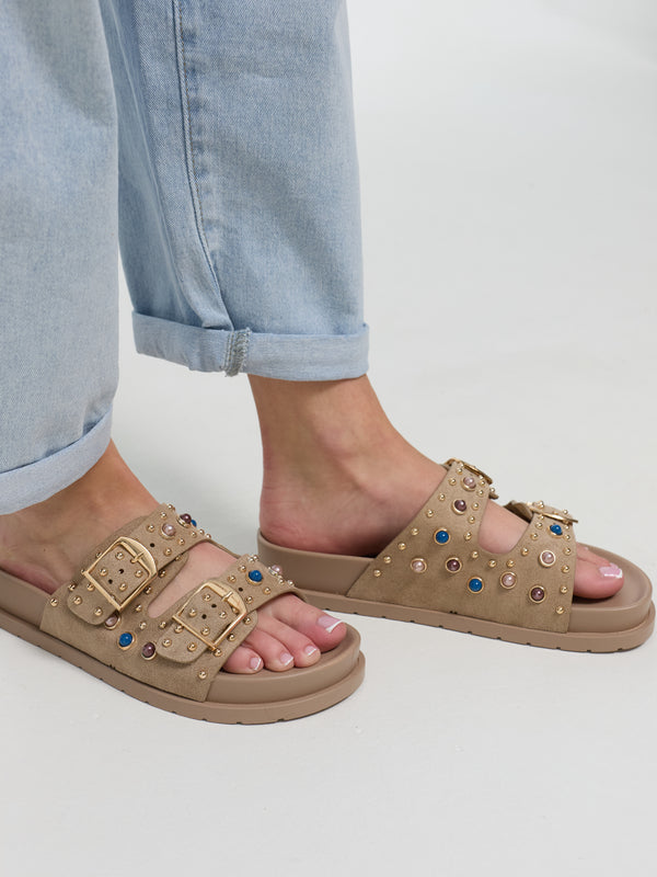 Sandalen "Aphrodite" in Beige