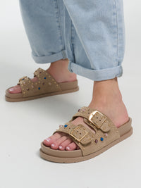 Sandalen "Aphrodite" in Beige