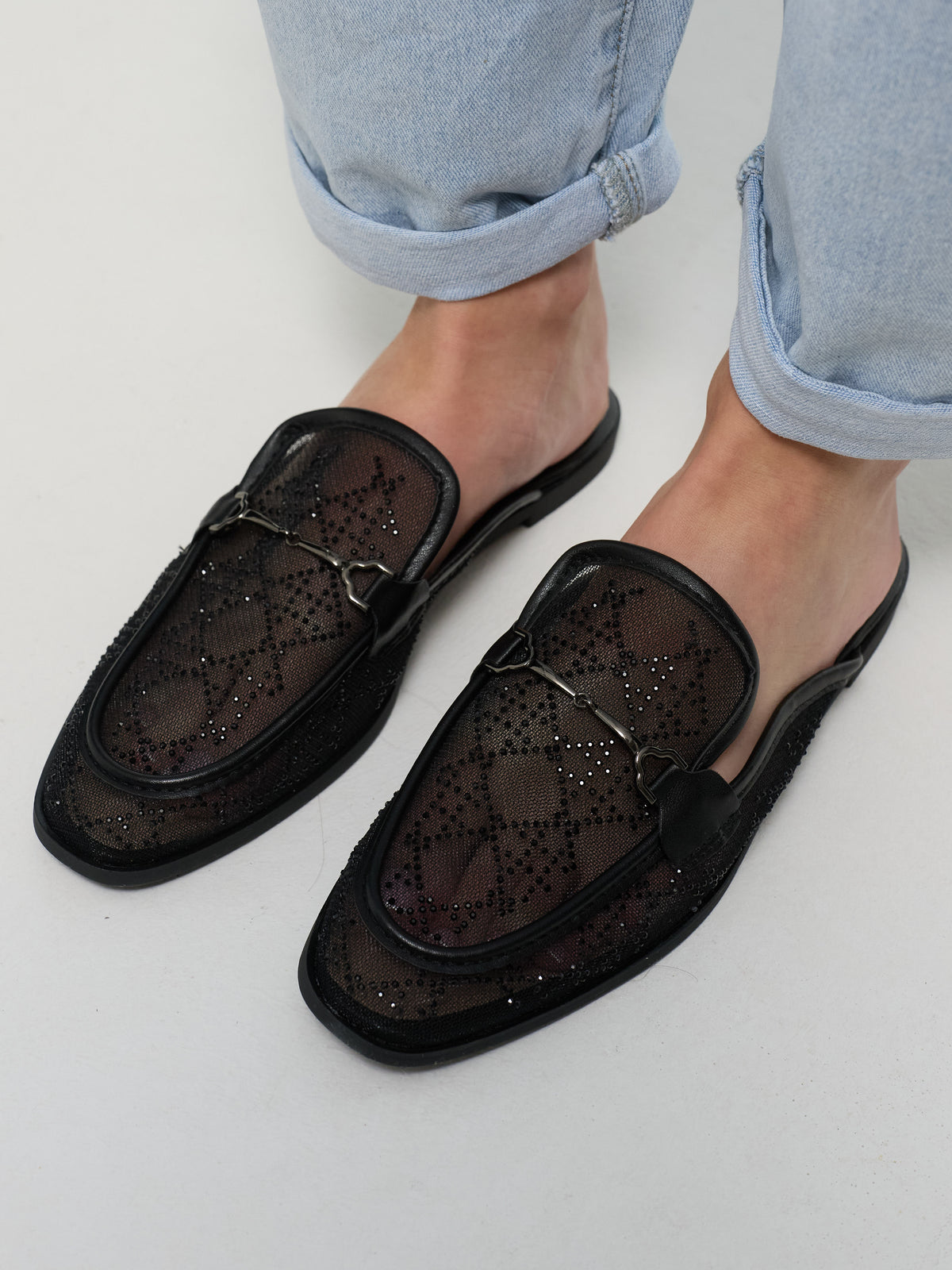 Sandalen "Nea" in Schwarz