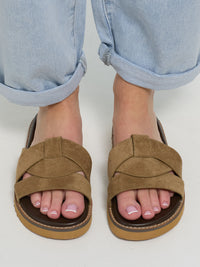 Sandalen "Britney" in Hazelnut