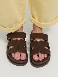 Sandalen "Marietta" in Braun