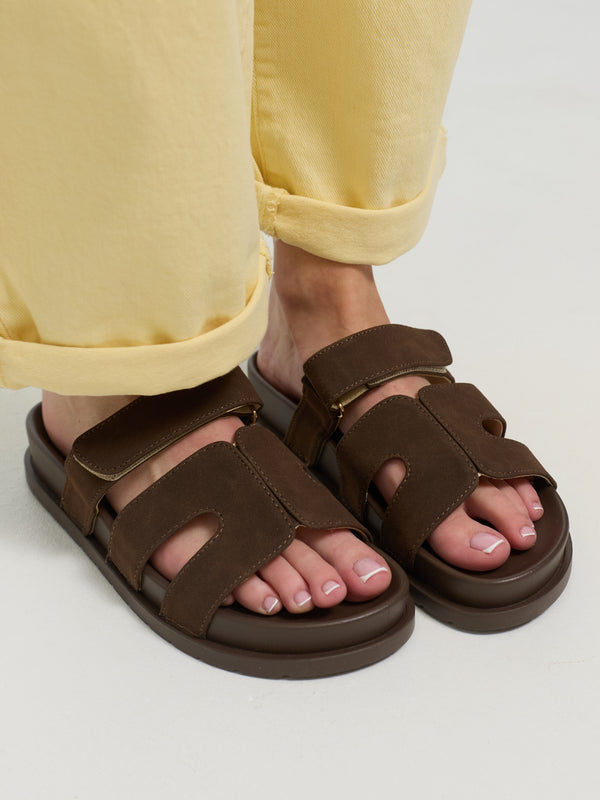 Sandalen "Marietta" in Braun