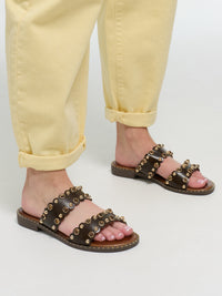 Sandalen "Athena" in Dunkelbraun