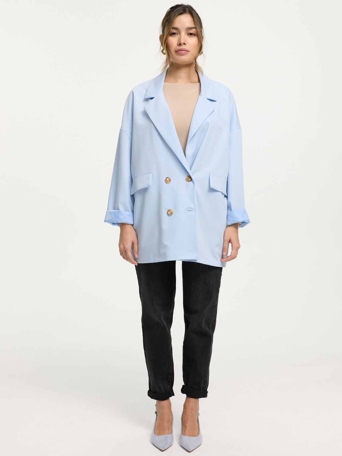 Blazer "Evina" in Pastellblau