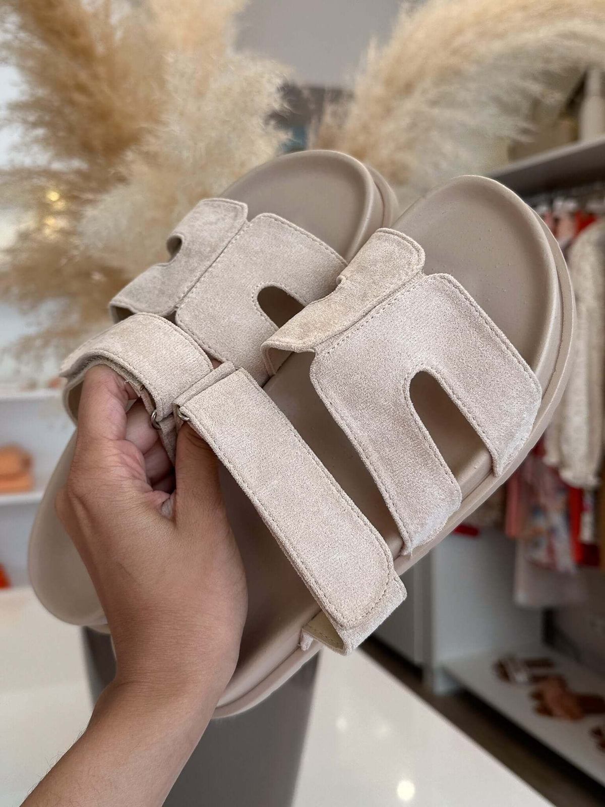 Sandalen "Marietta" in Creme