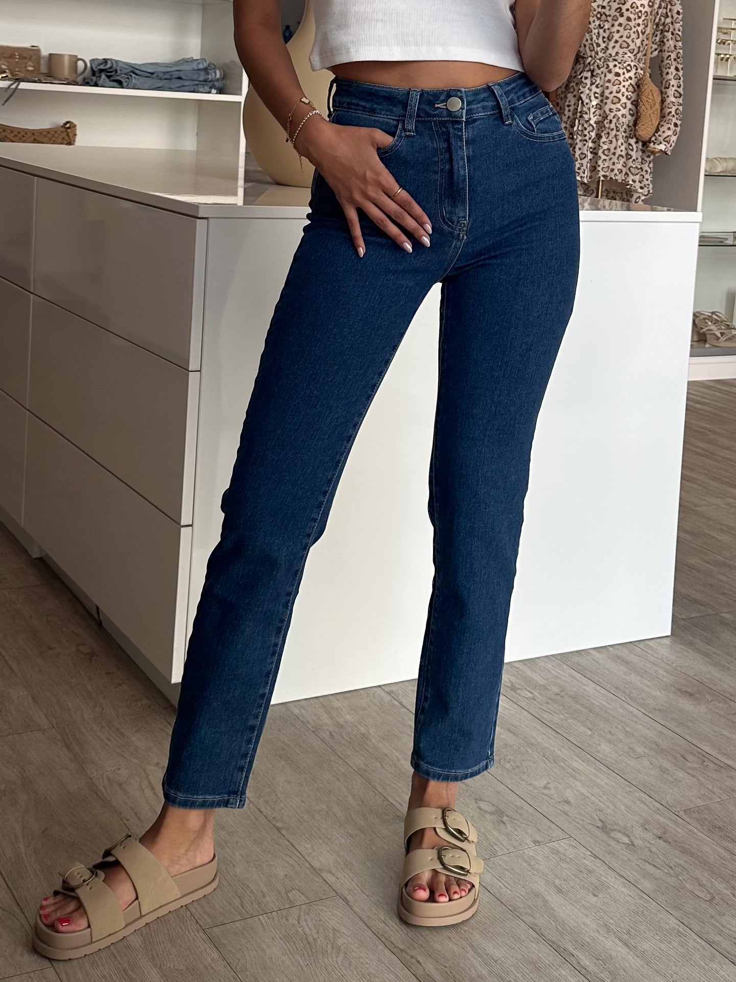 Mom-Jeans Long 