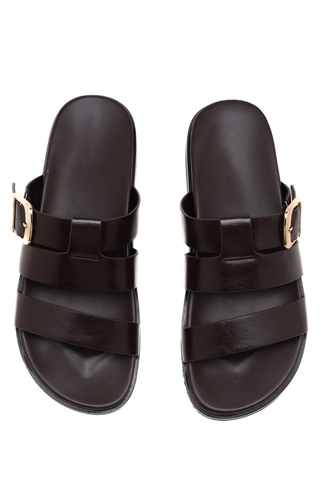 Sandalen "Georgina" in Braun