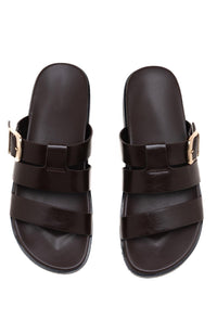 Sandalen "Georgina" in Braun