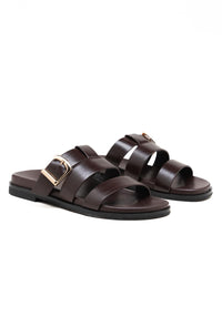 Sandalen "Georgina" in Braun