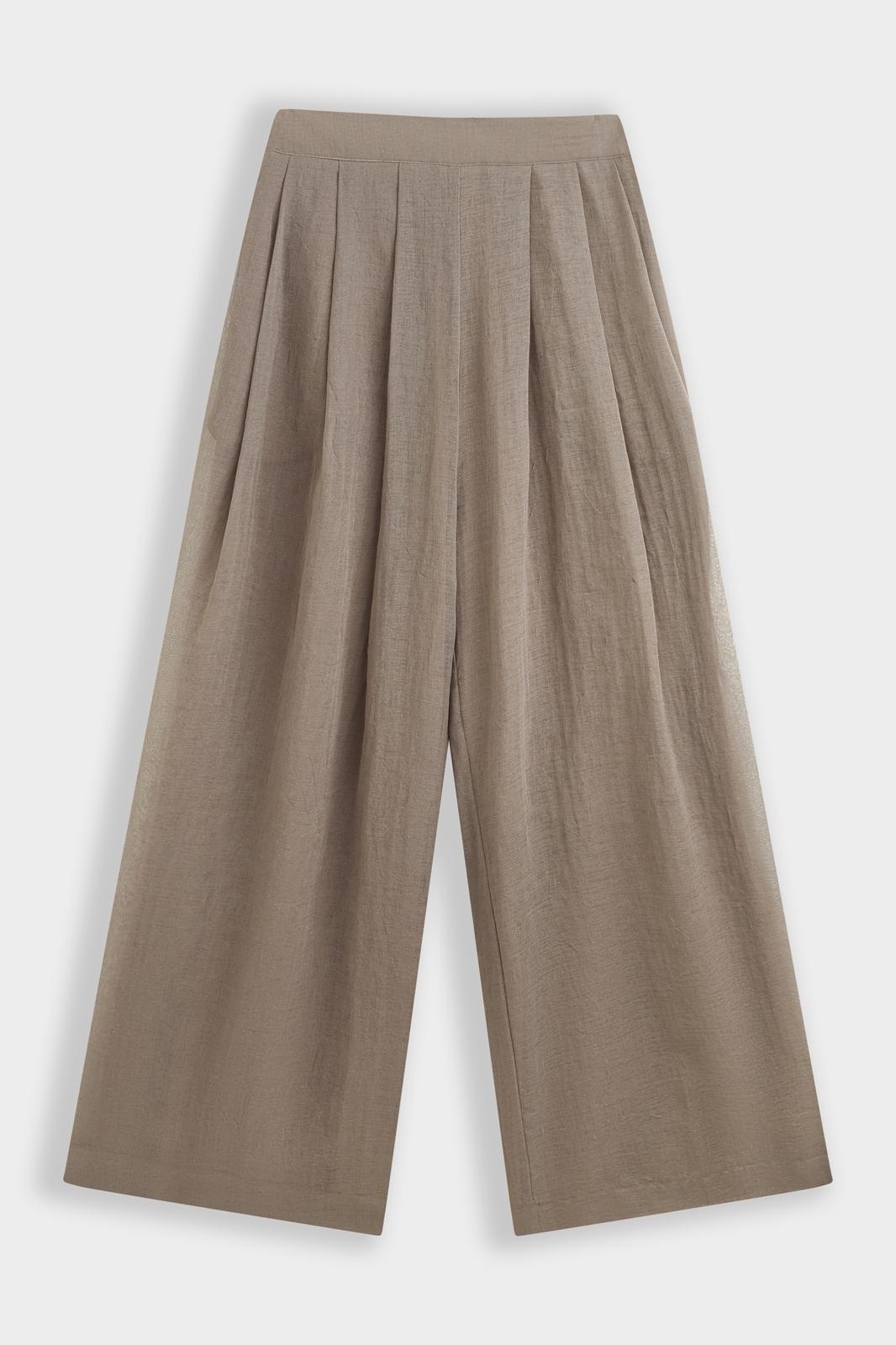 Stoffhose "Elaine" Taupe