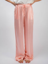 Satinhose „Sydney“ in Shiny Apricot