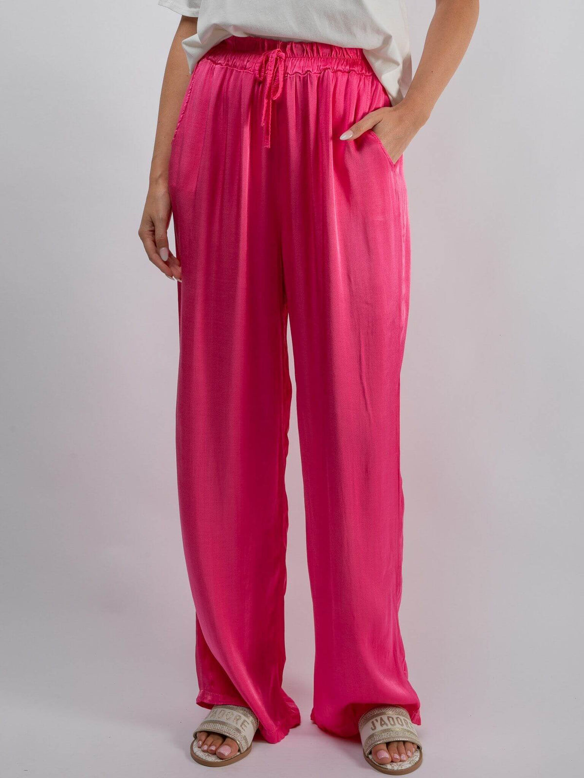 Satinhose „Sydney“ in Pink