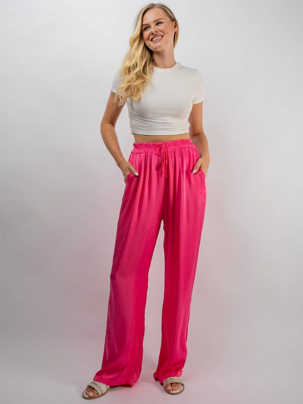 Satinhose „Sydney“ in Pink