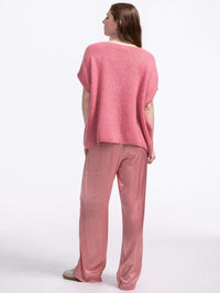 Satinhose „Sydney“ in Dusty Rose